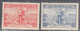 AUSTRALIA   SCOTT NO 157-58  MINT HINGED  YEAR 1936 - Ungebraucht