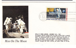 Espace - Premier Homme Sur La Lune - Etats Unis - Lettre De 1969 - Oblit Cape Canaveral - - North  America