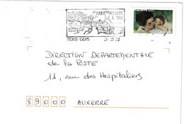 Timbre Seul Sur Lettre " IMPRESSIONNISTES 2006 - MARY CASSAT VP 20G " Adhésif N° 75 Daté 23/20/2006 ERREUR SUR LE MOIS ! - Covers & Documents