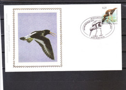 3087 - Buzin - FDC Soie - Huitrier Pie - 1985-.. Birds (Buzin)