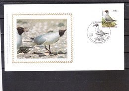 3268 Buzin FDC Soie - Mouette Rieuse - 1985-.. Birds (Buzin)
