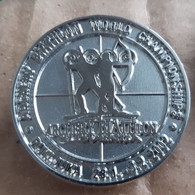 Archery Biathlon World Championships Pokljuka 2002 Slovenia Pin Badge Diameter 30mm - Tir à L'Arc