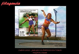CUBA MINT. 2021-11 JUEGOS OLÍMPICOS EN TOKIO. HOJA BLOQUE - Nuovi