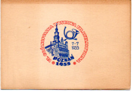 POLOGNE  BLOC POZNAN 1955  VOIR LES SCANS - Tarjetas Máxima