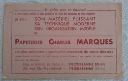 Buvard PUB Papeteries Charles MARQUES Villeurbanne Rhône - Papeterie