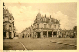 Château Du Loir * La Rue Aristide Briand * Grand Bazar Et Nouvelles Galeries - Chateau Du Loir