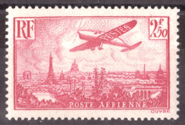 France - Poste Aérienne N° 11 - Neuf ** - Avion Survolant Paris - 1927-1959 Postfris