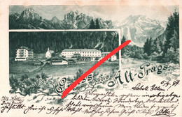 Litho AK Alt Prags Braies 1899 Schmieden Ferrara Niederdorf Villabassa Welsberg Monguelfo Pustertal Südtirol Alto Adige - Vipiteno