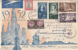 South Africa 1952 FDC Mailed - FDC