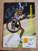 Kaart Daniel Peeters - Telenet Fidea Cycling Team - 2013 - UCI Cycling Team - Belgium - Cyclisme