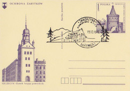 Poland Postmark D76.10.19 Kry: KRYNICA Mountain Shelter Jaworzyna PTTK - Postwaardestukken