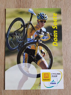 Kaart Daan Soete - Telenet Fidea Cycling Team - 2013 - UCI Cycling Team - Belgium - Cyclisme