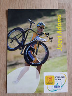 Kaart Joeri Adams - Telenet Fidea Cycling Team - 2013 - UCI Cycling Team - Belgium - Cyclisme