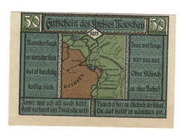 Notgeld Monschau  50 Pfennig          896.1/3 - [11] Local Banknote Issues