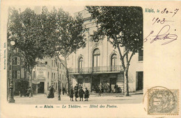 Alais * Alès * Place * Le Théâtre * Hôtel Des Postes - Alès
