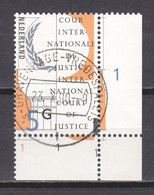 Netherlands 1989 DIENST - COUR DE JUSTICE D57 Canceled - Dienstzegels