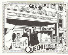 Ex-libris  COLOMBA Elisabeth Pour Queenie Reine De Harlem Editions Anne Carrière 2021 (Lévy Aurélie - Illustrateurs A - C