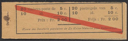 Carnet De Timbres-poste (1914) - A10b** Complet Prix 2Fr, Energy-Car (Bruxelles). - 1907-1941 Antichi [A]