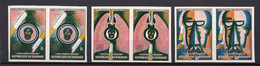 Burundi 1990 OCBn° 963-965 En Paire *** MNH Non Dentélé Ongetand Anti Tabak Lutte Contre Le Tabagisme - Unused Stamps
