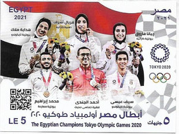 Egypt [2021]  The Egyptian Champions Tokyo Olympic Games 2020 ) [MNH] (Egypte) (Egitto) (Ägypten) (Egipto) (Egypten) - Nuovi