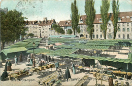 Besançon * La Place Labourée * Vue Sur Le Marché * Foire Marchands - Besancon