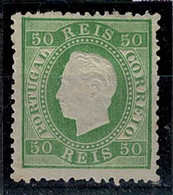 Portugal, 1870/6, # 41a Dent. 12 3/4, Tipo II, MH - Nuovi