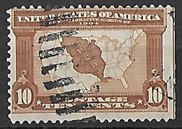Yvert 163 Oblitéré - USA Etats-Unis - Centenaire Achat Louisiane - Purchase 1803 - Carte - Non Dentelé 1 Côté - - Used Stamps