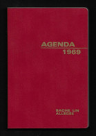 Agenda Publicitaire Des Routiers 1969.   Bâche Lin Allégée.   Etat Neuf. - Agende Non Usate