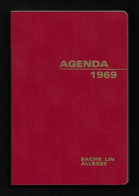 Agenda Publicitaire Des Routiers 1969.   Bâche Lin Allégée.   Etat Neuf. - Blanco Agenda