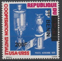 Bénin 2008/2009 Mi. 1520 USA - URSS Coopération Spatiale Space Raumfahrt 200F Surchargé Overprint MNH** - Bénin – Dahomey (1960-...)