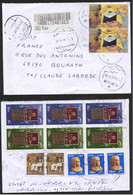 Egypte 2009 Lettre Recommandée -> France Affranchie Recto Et Verso Voir Scan - Storia Postale