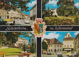 D-79650 Schopfheim Im Wiesental - Alte Ansichten - Cars - VW Käfer - Ford Capri - Nice Stamp "Cept" - Schopfheim