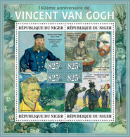 2013 NIGER MNH. VINCENT VAN GOGH  |  Yvert&Tellier Code: 1865-1868  |  Michel Code: 2242-2245  |  Scott Code: 1194 - Níger (1960-...)