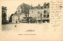 Laon * Place Et Arrivée Du Funiculaire * Buvette * Tramway Tram - Laon