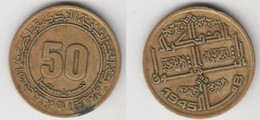 50 CENTIMES 1975 - 30ième Anniversaire Des Massacres Du 8 Mai 1945 - Algeria