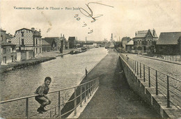 Valenciennes * Le Canal De L'escaut * Le Pont Jacob * Route * Péniche Batellerie - Valenciennes