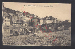 Bouillon - Les Laveuses Au Pont De Liège - Postkaart - Bouillon