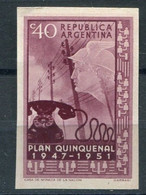 ARGENTINA 1947/51 ARGENTINA 1951 PLAN QUINQUENAL - Cinderellas