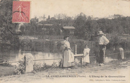 CPA ( 85) LA CHATAIGNERAIE L Etang De La Grenouillere  (b Bur) - La Chataigneraie