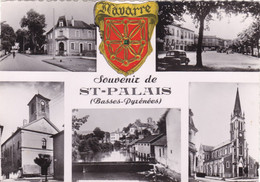 64.  SAINT PALAIS. MULTIVUES. 5 VUES " SOUVENIR DE SAINT PALAIS ". ANNEES 50 - Saint Palais