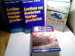 Konvolut Bestehend Aus 4 Bänden, Zum Thema: Deutsche Flotte / Seefahrt - Militär & Polizei