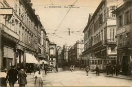 Mulhouse * La Rue Du Sauvage * Tramway Tram * Commerces Magasins - Mulhouse