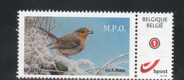 Duostamp / Mystamp : Buzin - MPO - Rouge Gorge - Timbre Autocollant - 2011 - Private Stamps