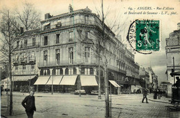 Angers * La Rue D'alsace Et Le Boulevard De Saumur - Angers