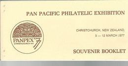 55073 ) Collection  Souvenir Booklet New Zealand Complete PanPex 77 Queen Special Stamp Issue - Markenheftchen