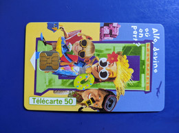 CARTE TELEPHONIQUE PUBLICITAIRE TOUR DE FRANCE 4 LES VACANCES - Unclassified