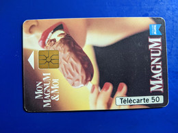 CARTE TELEPHONIQUE PUBLICITAIRE MON MAGNUM A MOI MOTTA GLACE - Non Classificati