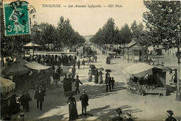 Toulouse * Les Avenues Lafayette * Marché Foire Marchands * Omnibus - Toulouse