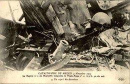 CATASTROPHES - Carte Postale De La Catastrophe ( Accident De Train ) De Melun En 1913 - L 116828 - Catastrofi