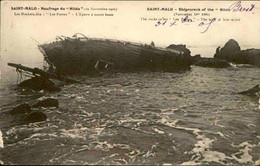 CATASTROPHES - Carte Postale Du Naufrage Du Hilda à St Malo En 1904 - L 116841 - Catastrophes